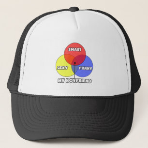 Boné Diagrama Venn.. Meu Namorado