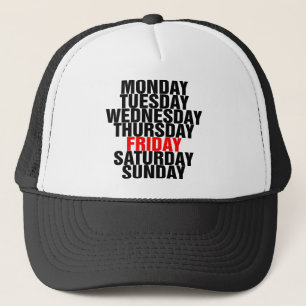 Boné Dias da Semana