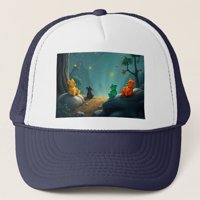 Boné „Die Zauberbärchen – Hüter des Glitzerwalds“ (Frente)