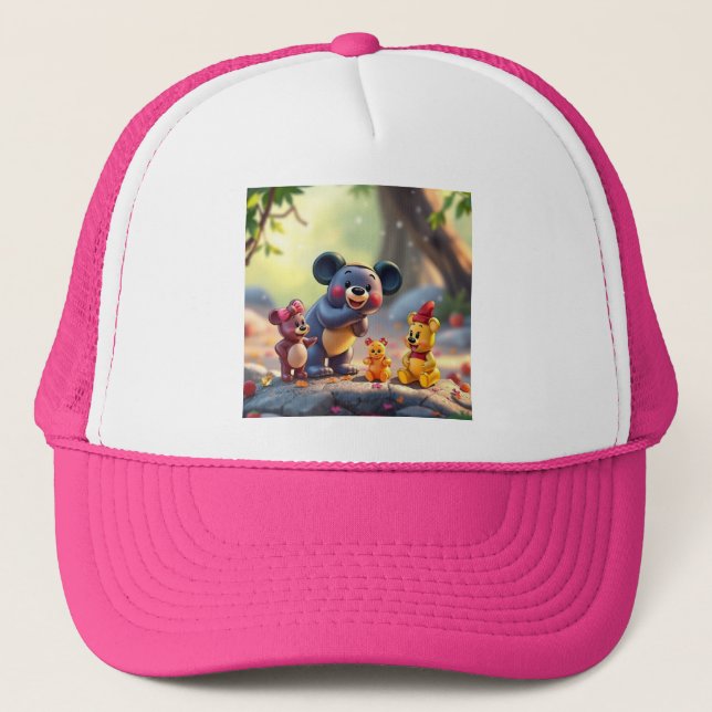 Boné „Die Zauberbärchen – Hüter des Glitzerwalds“ (Frente)