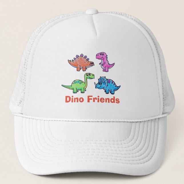 Boné Dino Friends Trucker Hat (Frente)