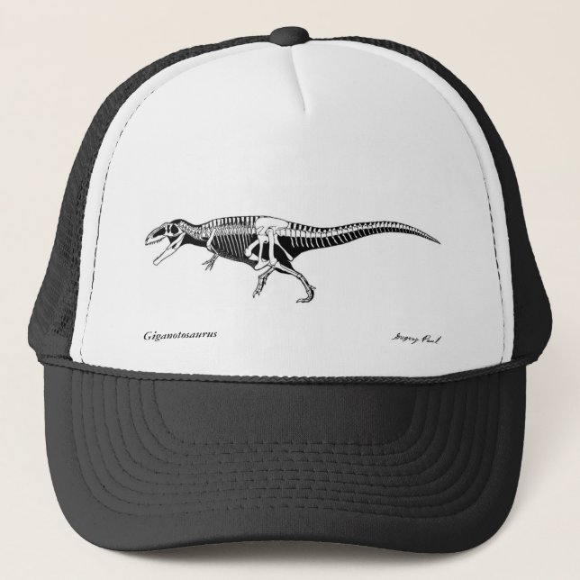 Boné Dinosaur Hat Giganotossaurus Gregory Paul (Frente)