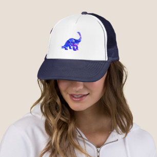 Boné Dinossauro Azul Elétrico