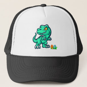 Boné dinossauro com ovos