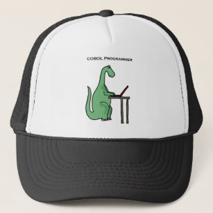 Boné Dinossauro engraçado do programador de COBOL