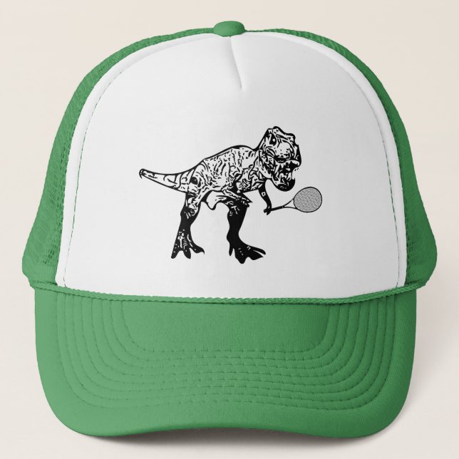 Boné Dinossauro T-Rex com Racquet Tênis (Frente)