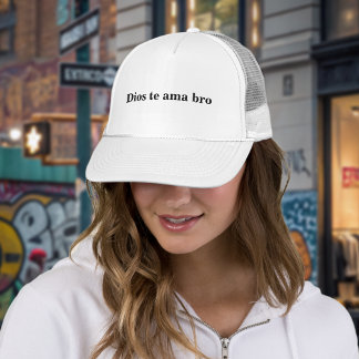 Boné Dios Te Ama Bro Gorra – Fe Urbana con Estilo Retro