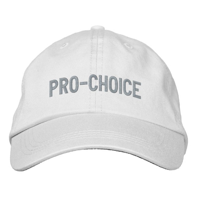 Boné Direitos de aborto branco preto Pro Choice cor-de- (Frente)