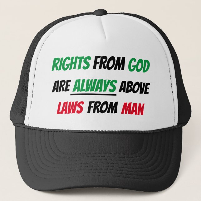 Boné Direitos de Deus Trucker Hat (Frente)