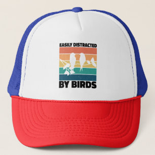 Boné Distraído Facilmente Por Birdwatcher Birthday