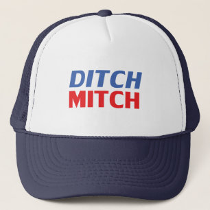 Boné Ditch Mitch vermelho branco e azul