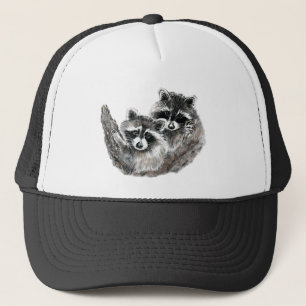 Boné Diversos Amigos do Raccoon Animais