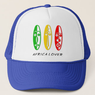 Boné do amante de África