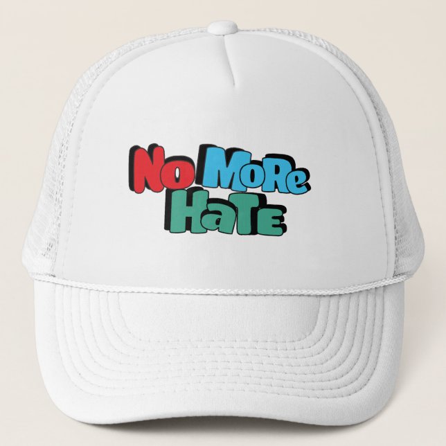 Boné do caminhoneiro: Sem mais ódio (Frente)