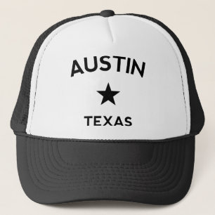Boné do camionista de Austin Texas