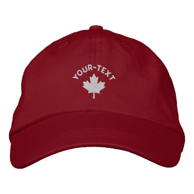 Boné do Canadá - White Maple Leaf Hat (Frente)