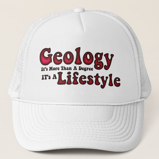 Boné do estilo de vida da geologia (Frente)