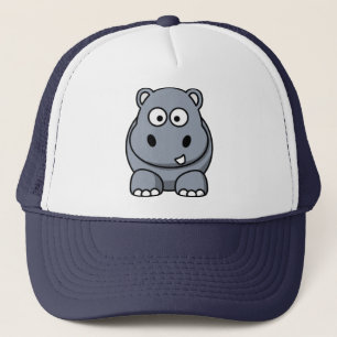 Boné do hipopótamo dos desenhos animados
