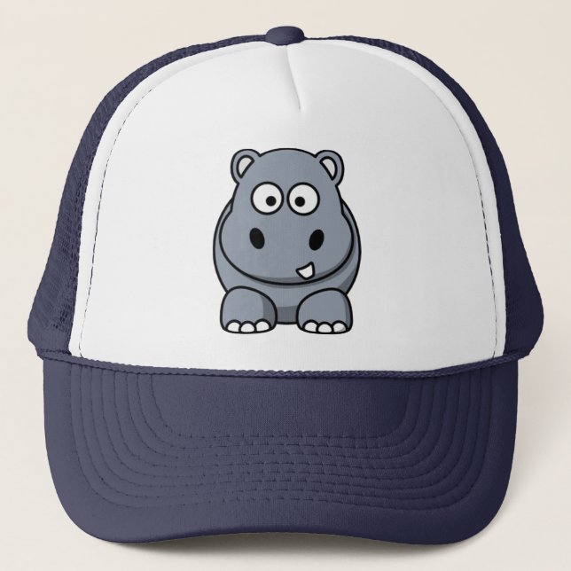 Boné do hipopótamo dos desenhos animados (Frente)