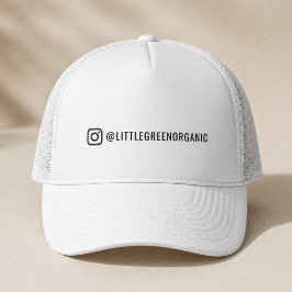Boné do Instagram | Boné Trucker com o Seu Nome no