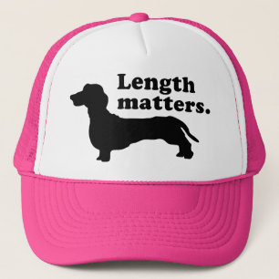 Boné Do "matérias comprimento." (Dachshund)
