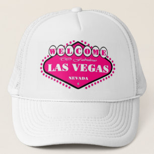 Boné do sinal de Las Vegas do ROSA QUENTE