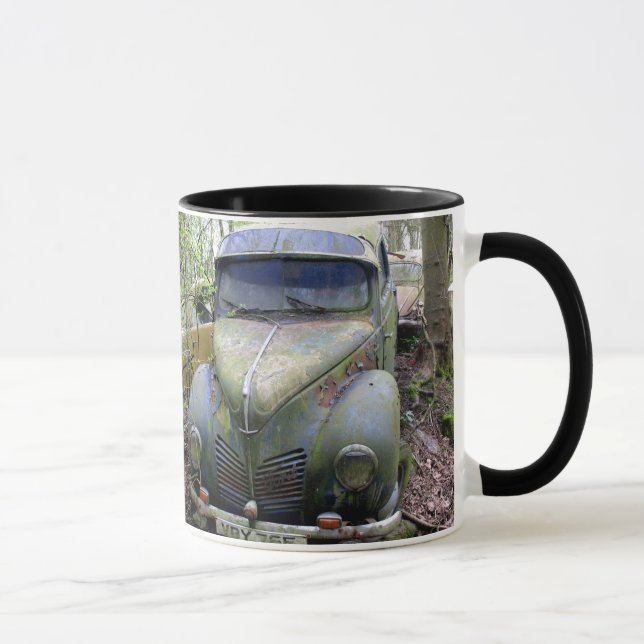 boné do verde da caneca de 15 onças (Direita)