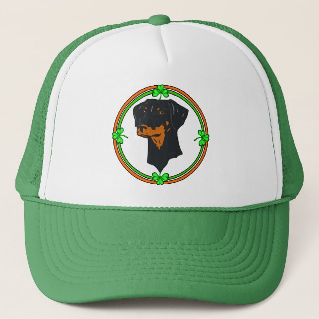 Boné Doberman Pinscher St Patricks (Frente)