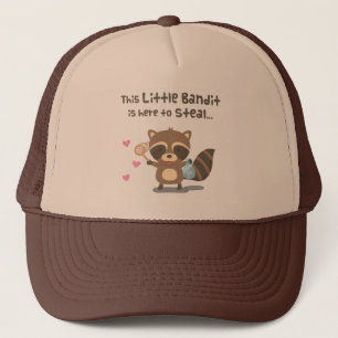 Boné Doce Amor Pequeno Bandido Máscarado Guaxinim