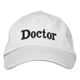 Boné Doctor white baseball cap cotton casual 