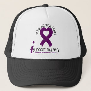 Boné Doença de Alzheimers eu apoio minha esposa