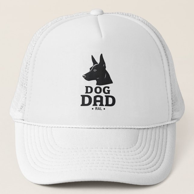 Boné Dog Dad Gifts for Him – Funny & Custom Gea (Frente)