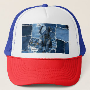 Boné Dog Patchwork Art Denim