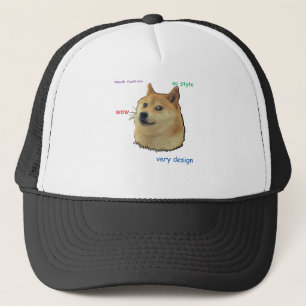 Boné Doge.  Assim Shibe