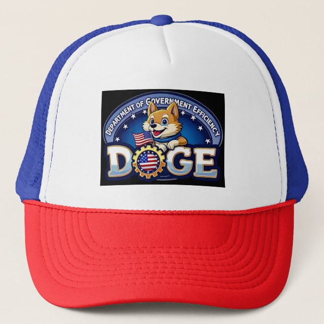 Boné DOGE (Department od Governo Efficiency, Eficiência (Frente)
