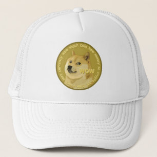 Boné Dogecoin Wow Doge Moedas Muito Cripto Moeda