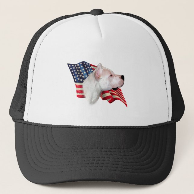 Boné Dogo Argentino Flag (Frente)
