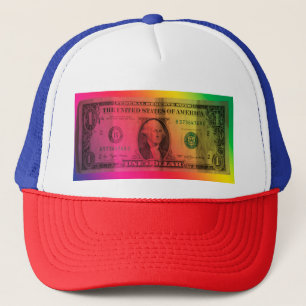 Boné dólar arco-íris