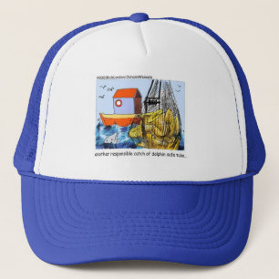 Boné Dolphin Safe Tuba Funny Oferece Camisetas e Coleçõ