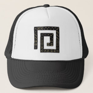 Boné Domino Spiral Trucker Hat