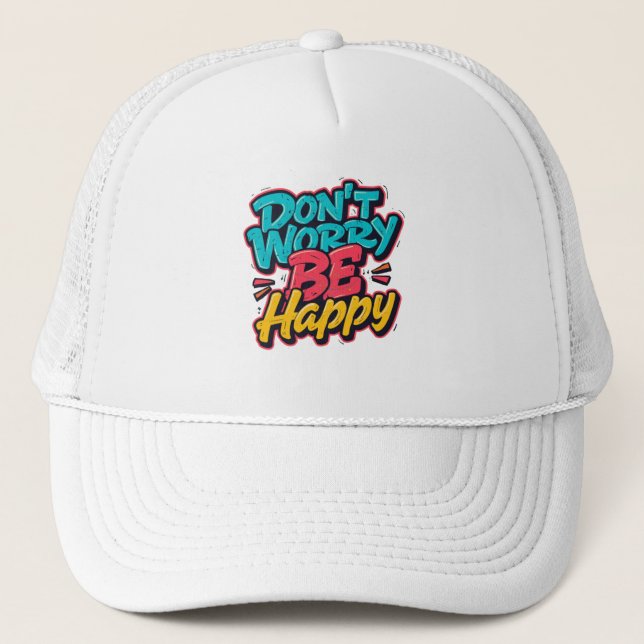 Boné Don’t Worry Be Happy Graffiti Hat (Frente)