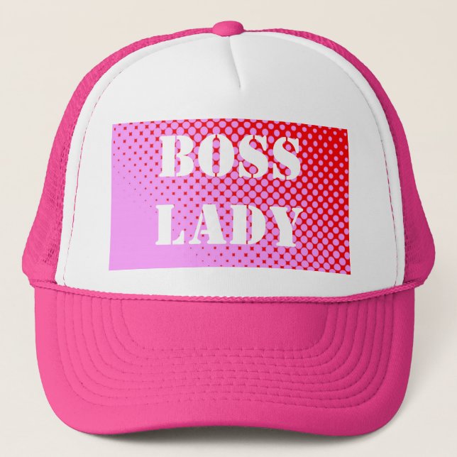 Boné Dona Chefe Chapéu Rosa (Frente)