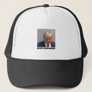 Boné Donald J Trump Mug Shot - Nunca Renda Longa Venda