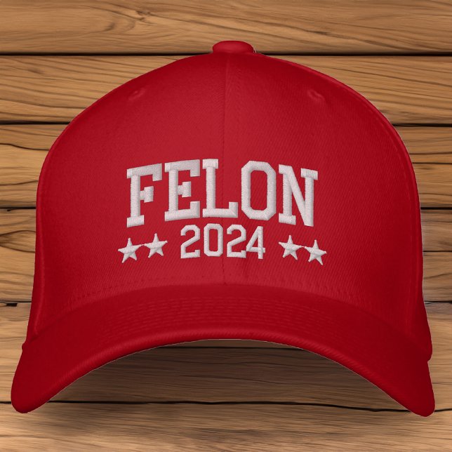 Boné Donald Trump 2024 Condenado Felon (felon 2024 funny donald trump maga red hat)