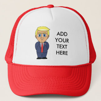 Boné Donald Trump Está Olhando Para O Smug