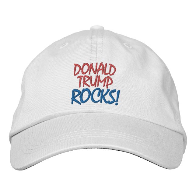 BONÉ DONALD TRUMP ROCKS (Frente)