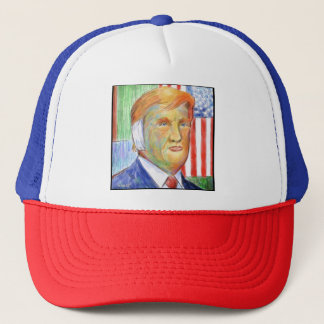 Boné Donald Trump Van Gogh Trucker Hat