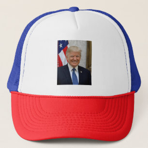 Boné Donald Trump White House Presidente Portrait Truck