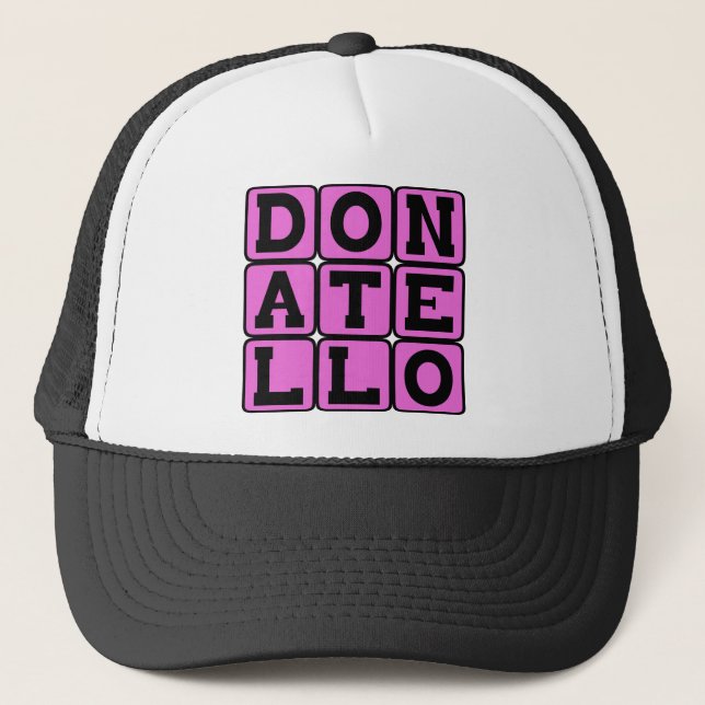 Boné Donatello, Artista do Renascimento (Frente)