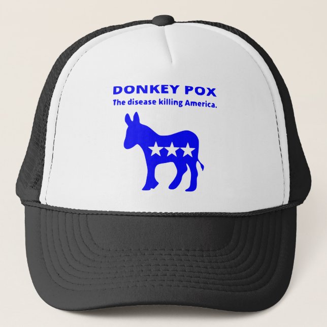 Boné Donkey Pox Killing America #USAPatriotGraphics © (Frente)